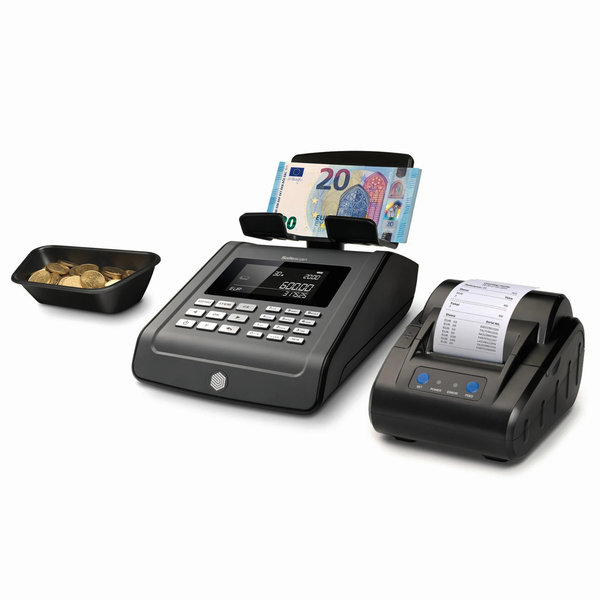Bonprinter | Safescan Telmachines | Zwart | Thermisch | 60mm/sec | Bonrol 58mm | 138x200x120(h)mm