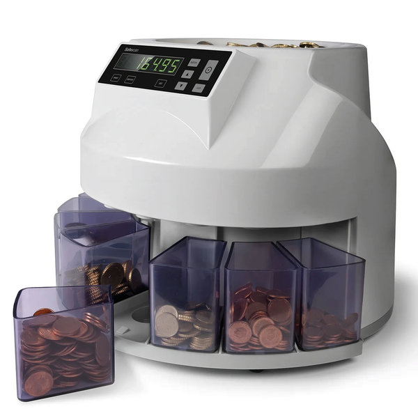 Muntbakken | Safescan Munttelmachine 1250 | 8 Stuks