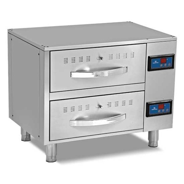 Warmhoudladen | RVS | +0°C/+90°C | 2x (1/1 GN) | 4kW | 825x630x680(h)mm