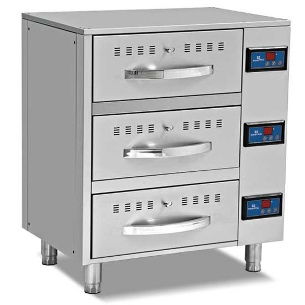 Warmhoudladen | RVS | +0°C/+90°C | 3x (1/1 GN) | 6kW | 825x630x960(h)mm