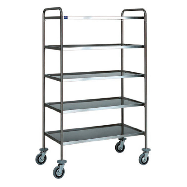 Wagen | RVS | 5 Schappen | 900x600x1700(h)mm