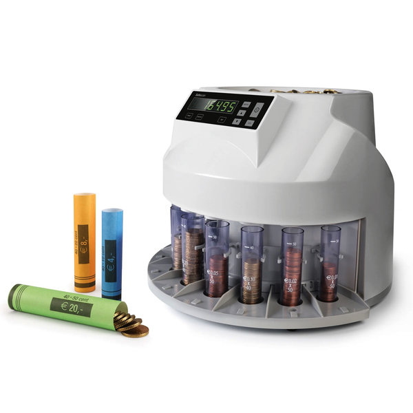 Muntkokers | Safescan Munttelmachine 1250 | 8 Stuks