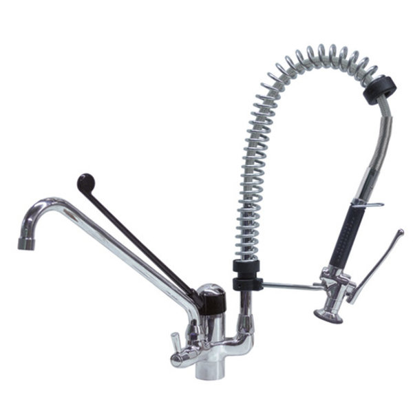 Voorspoeldouche | Eéngreeps | Lange Hendel | Ø35x255x230(h)mm