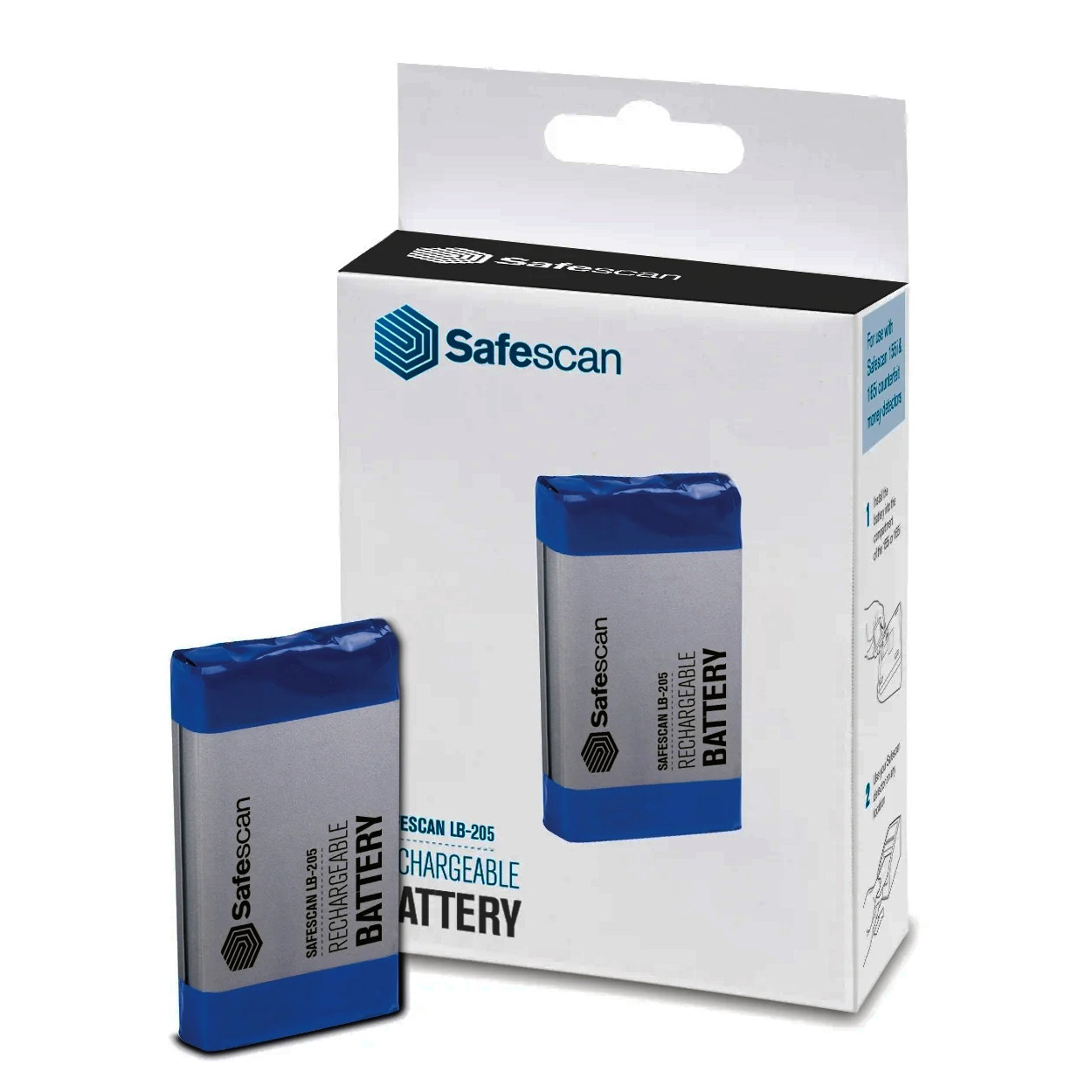 vhbw Ersatz für SafeScan LB-105, 112-0410 für (700 mAh, 10,8 V, Li-Ion