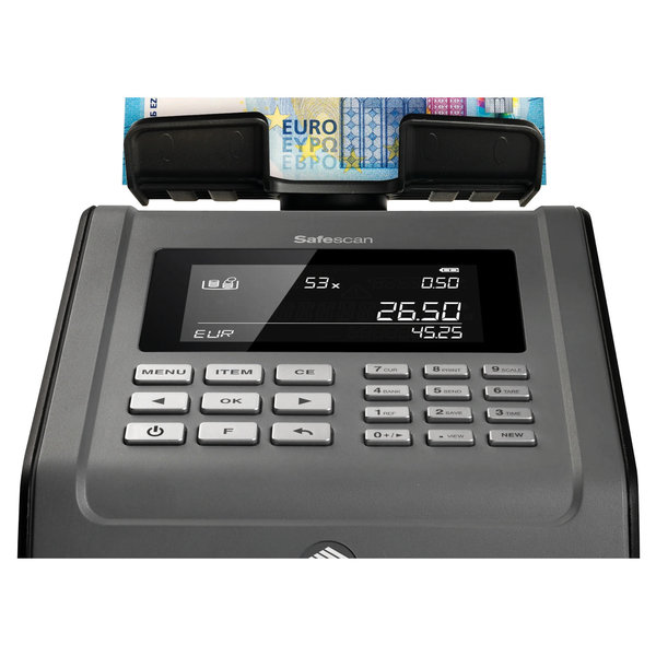 Geldtelweegschaal | 6185 | Munten + Biljetten + Vouchers/Cheques | Max 3.5kg | 151x245x154(h)mm