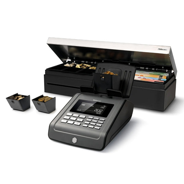 Geldtelweegschaal | 6185 | Munten + Biljetten + Vouchers/Cheques | Max 3.5kg | 151x245x154(h)mm