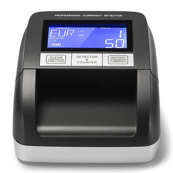 Valsgelddetector | P350 | 7-Voudige Detectie | ECB-Gecertificeerd | Accu Optioneel | 140x125x75(h)mm