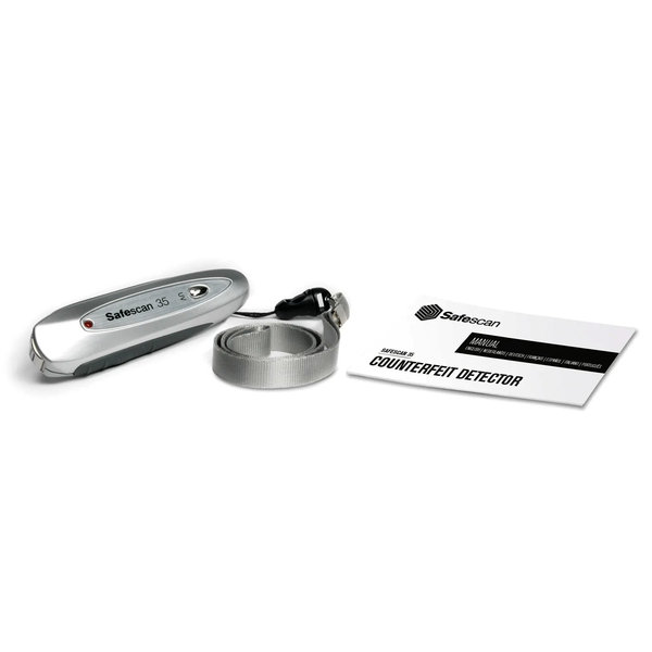 Set Valsgelddetectoren | 35 | Draagbaar (Batterijen) | 3-Voudige Detectie | 3 Stuks | 90x30x25(h)mm