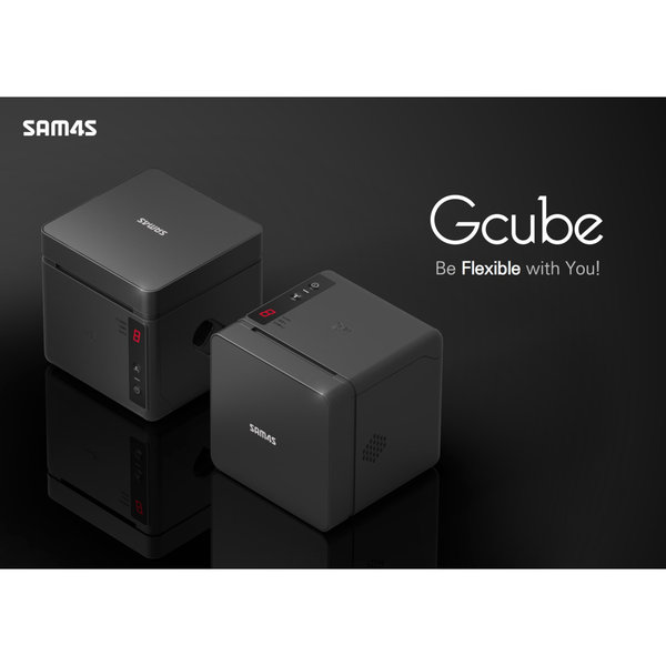 Bonprinter | G-CUBE | Zwart | Thermisch | 250mm/sec | Bonrol 80mm | Ethernet | 123x123x123(h)mm