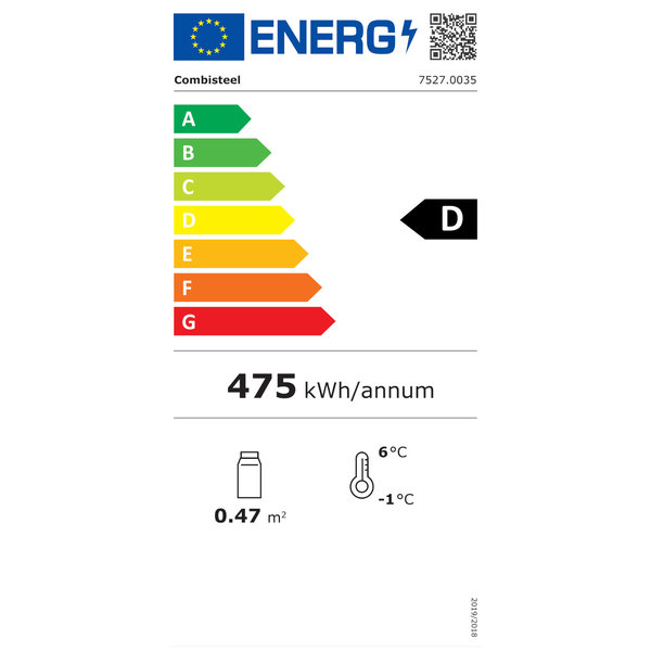 Barkoelkast | 198L | Zwart | 0°C/+10°C | Statisch + Ventilator | 900x520x850(h)mm