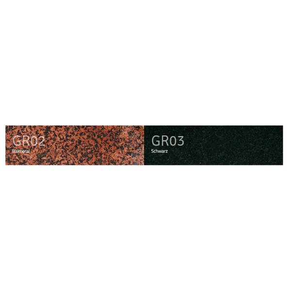 Neutrale Toonbank + Kruimellade | 0.052kW | Zwart/Hout | LED | Opslagruimte | Granieten Snijplank | Koppelbaar | 1330x985x1200(h)mm