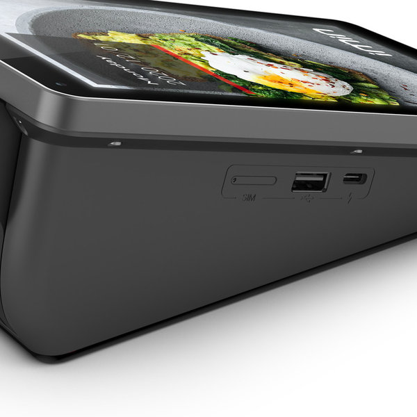 Handheld Kassa | M2 MAX | Touchscreen | 8" Display | Bonprinter 58mm | 132x212x76(h)mm