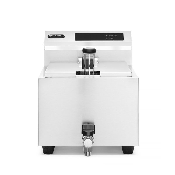Friteuse | ProfiLine | Elektrisch | 8L | 25°C/195°C | 3.5kW (230V) | Aftapkraan | Timer | 305x515x345(h)mm