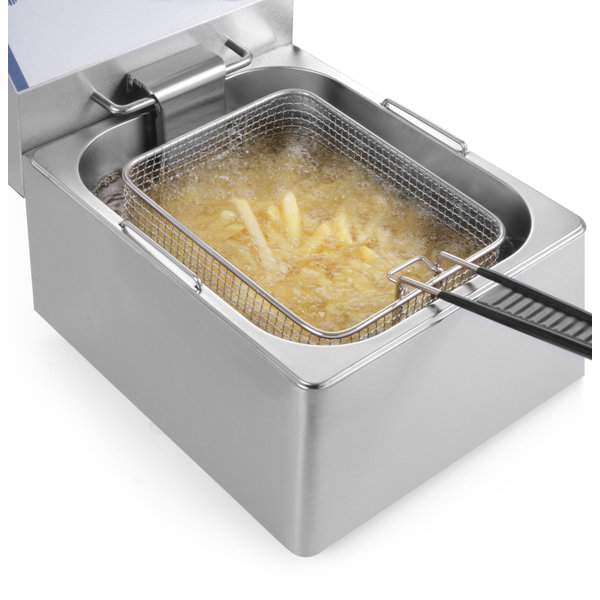 Friteuse | KitchenLine | Elektrisch | 4L | 50°C/190°C | 3kW (230V) | 218x380x310(h)mm