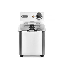 HENDI Friteuse | KitchenLine | Elektrisch | 4L | 50°C/190°C | 3kW (230V) | 218x380x310(h)mm 