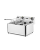 HENDI Friteuse | KitchenLine | Elektrisch | 4+4L | 50°C/190°C | 6kW (2x 230V) | 470x380x315(h)mm 