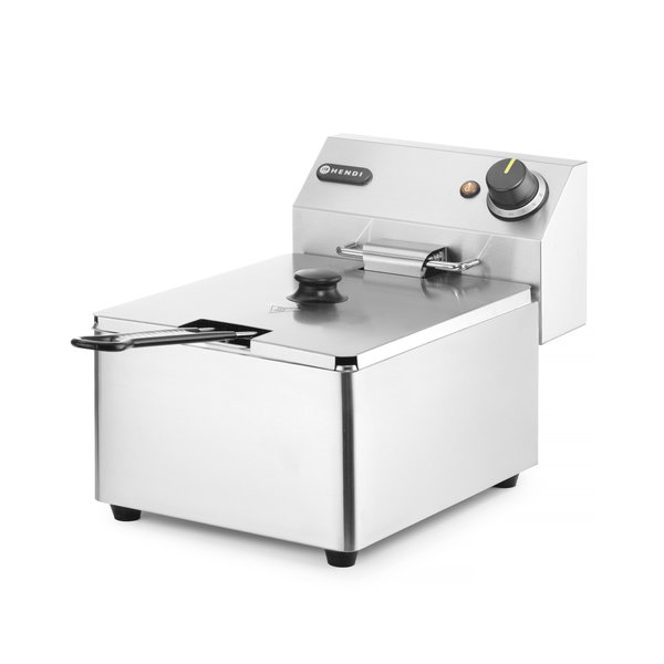 Friteuse | KitchenLine | Elektrisch | 6L | 50°C/190°C | 3.3kW (230V) | 269x430x300(h)mm