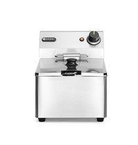 HENDI Friteuse | KitchenLine | Elektrisch | 6L | 50°C/190°C | 3.3kW (230V) | 269x430x300(h)mm 