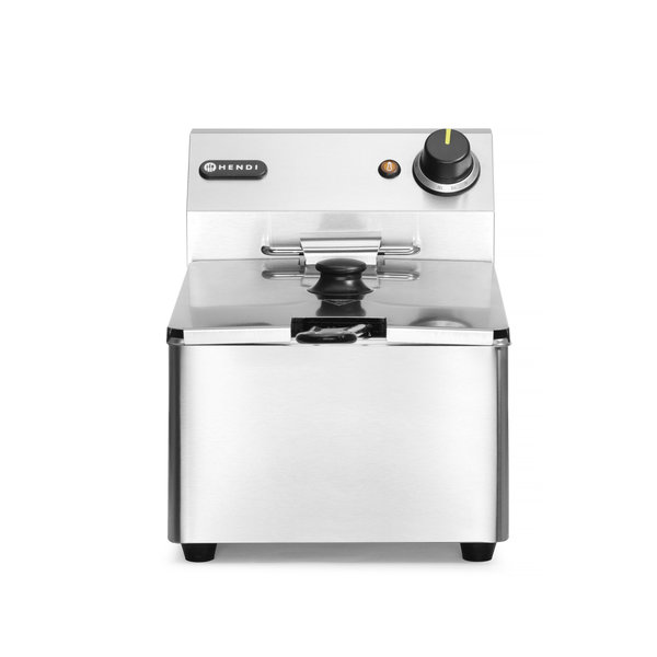 Friteuse | KitchenLine | Elektrisch | 6L | 50°C/190°C | 3.3kW (230V) | 269x430x300(h)mm