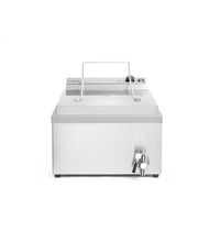HENDI Deegwaren | Elektrisch | 12L | 50°C/190°C | 3.5kW (230V) | Aftapkraan | 630x860x360(h)mm