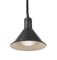 HENDI Warmhoudlamp | Conisch | Zwart | 0.25kW | 230V | Ø275x250(h)mm