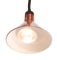 HENDI Warmhoudlamp | Conisch | Koper | 0.25kW | 230V | Ø275x250(h)mm