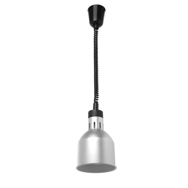 Warmhoudlamp | Cilinder | Zilver | 0.25kW | 230V | Ø175x250(h)mm