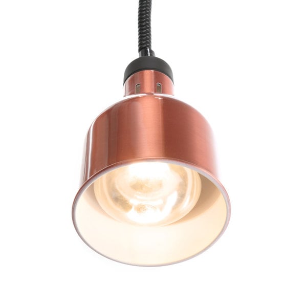 Warmhoudlamp | Cilinder | Koper | 0.25kW | 230V | Ø175x250(h)mm