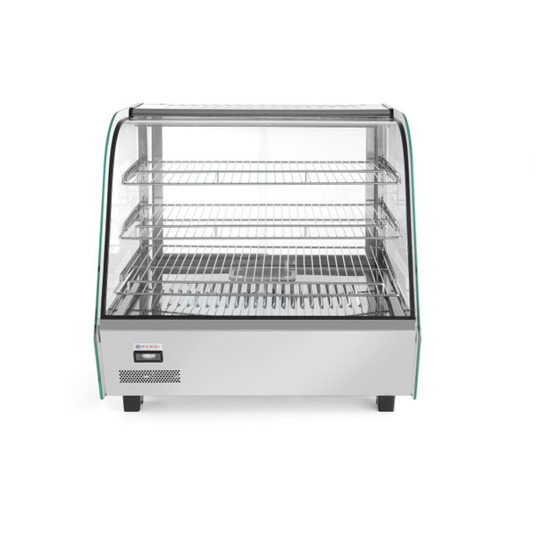 Warmhoudvitrine | RVS | +30°C/+90°C | Incl. 3 Roosters | 1.5kW | 857x568x686(h)mm