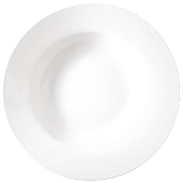 Diepe Borden | ATHENA | Porselein | Wit | 6 Stuks | Ø228mm