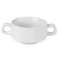 Olympia Borden | Stapelbare Soepkommen | Porseleinen | Wit | 12 Stuks | Ø107mm