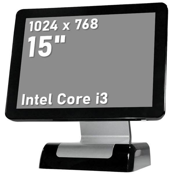 Kassa | TITAN 560 i3 | Touch-Bediening | 15" Display | Optioneel Klantendisplay + PIN-Lezer | 358x241x356(h)mm