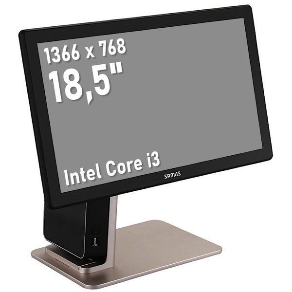 Kassa | FORZA 138S | Touch-Bediening | 18.5" Display | Optioneel Klantendisplay + PIN-Lezer | 450x215x475(h)mm
