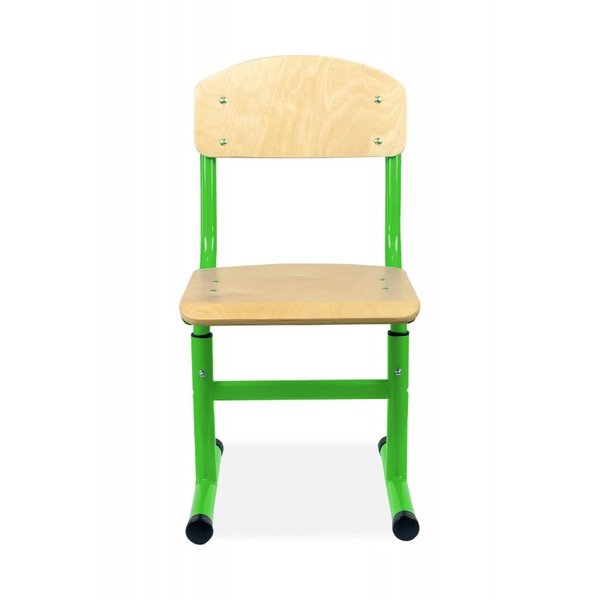 Schoolstoel | Groen | Hoogte Verstelbaar | Voor Kinderen 1.10-1.75m | Zithoogte 310-430mm | 10 Stuks