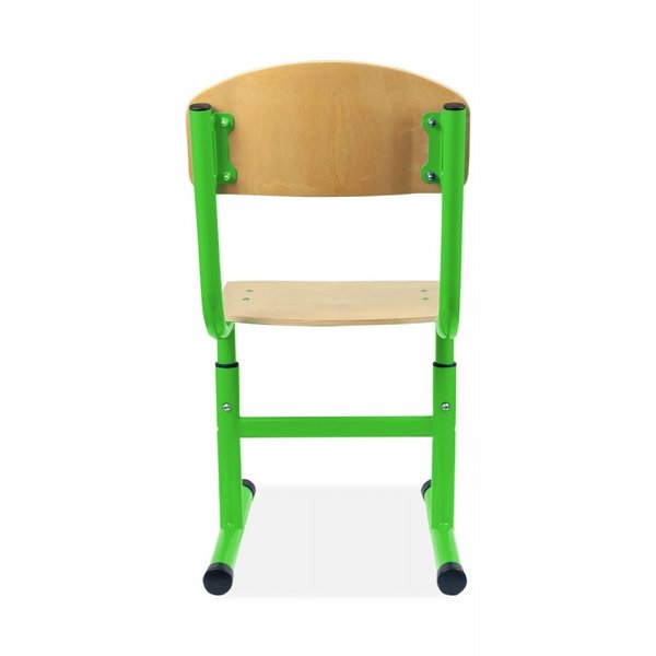 Schoolstoel | Groen | Hoogte Verstelbaar | Voor Kinderen 1.10-1.75m | Zithoogte 310-430mm | 10 Stuks