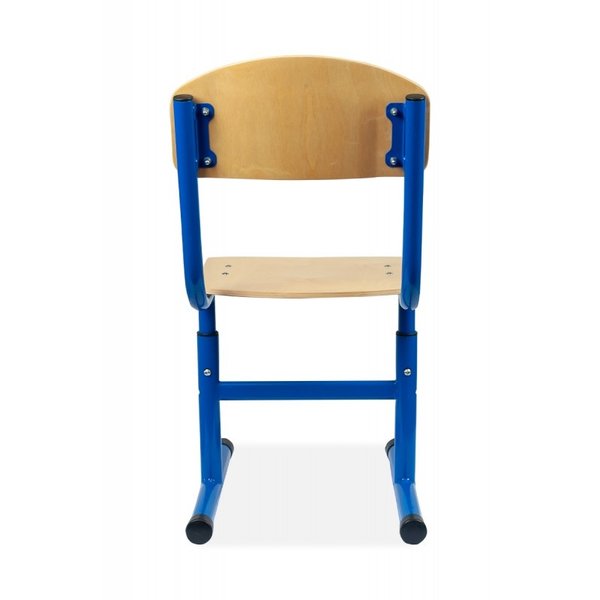 Schoolstoel | Blauw | Hoogte Verstelbaar | Voor Kinderen 1.10-1.75m | Zithoogte 310-430mm | 10 Stuks