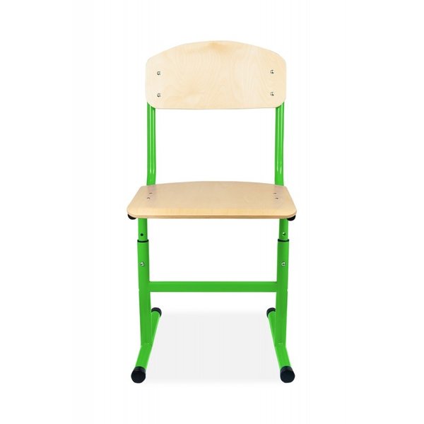 Schoolstoel | Groen | Hoogte Verstelbaar | Voor Kinderen 1.30-1.90m | Zithoogte 380-460mm | 10 Stuks
