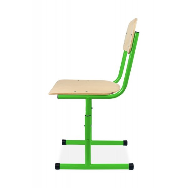Schoolstoel | Groen | Hoogte Verstelbaar | Voor Kinderen 1.30-1.90m | Zithoogte 380-460mm | 10 Stuks