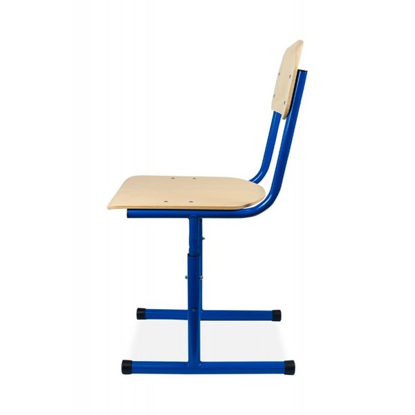 Schoolstoel | Blauw | Hoogte Verstelbaar | Voor Kinderen 1.30-1.90m | Zithoogte 380-460mm | 10 Stuks