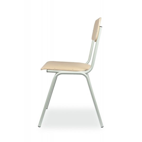 Schoolstoel | Grijs | Voor Kinderen 1.45-1.75m | Zithoogte 430mm | 10 Stuks