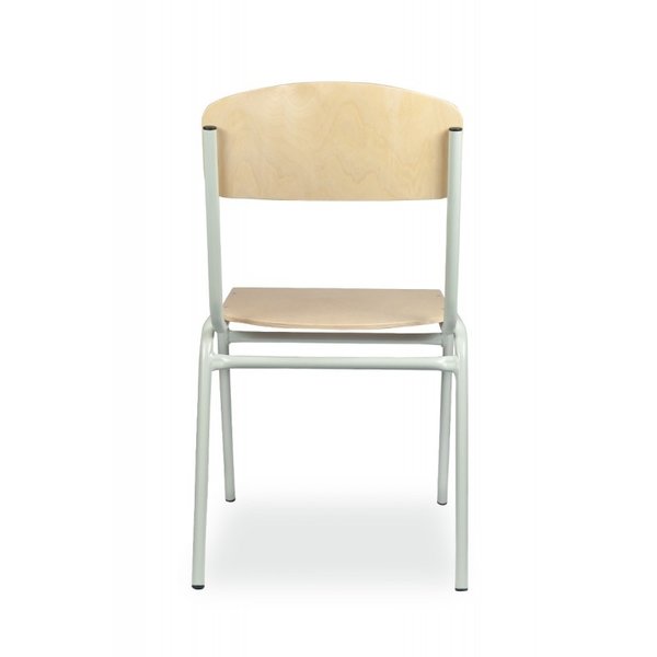 Schoolstoel | Grijs | Voor Kinderen 1.45-1.75m | Zithoogte 430mm | 10 Stuks