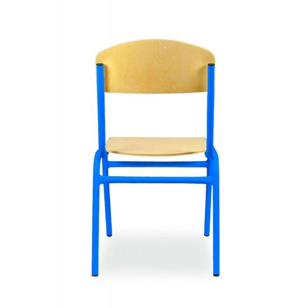 Schoolstoel | Blauw | Voor Kinderen 1.45-1.75m | Zithoogte 430mm | 10 Stuks