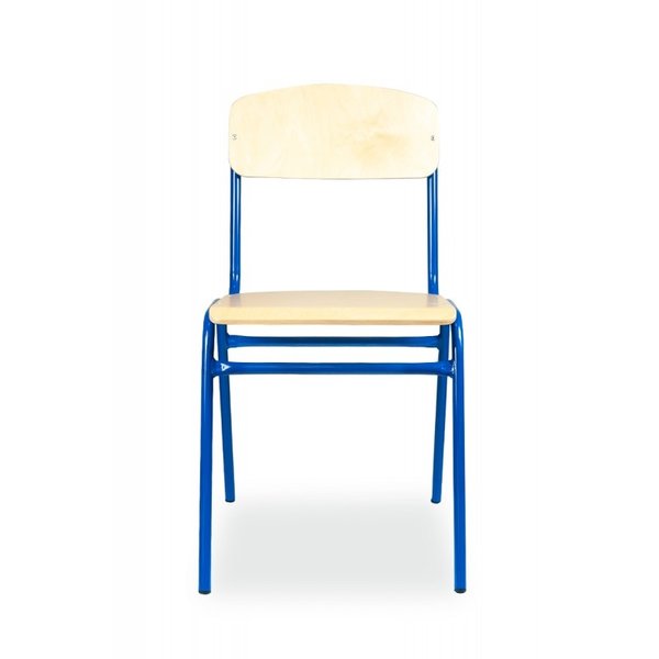 Schoolstoel | Blauw | Voor Kinderen 1.60-1.90m | Zithoogte 460mm | 10 Stuks