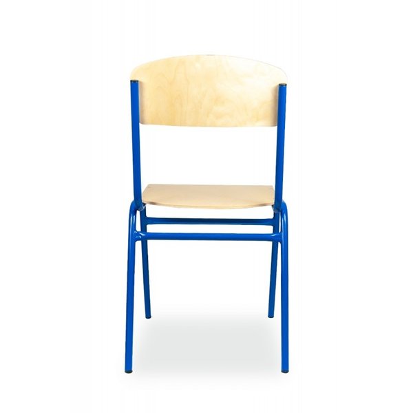 Schoolstoel | Blauw | Voor Kinderen 1.60-1.90m | Zithoogte 460mm | 10 Stuks