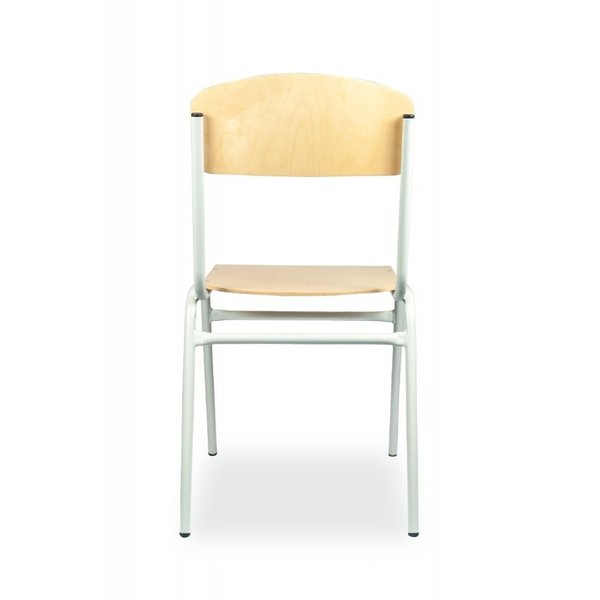 Schoolstoel | Grijs | Voor Kinderen 1.60-1.90m | Zithoogte 460mm | 10 Stuks