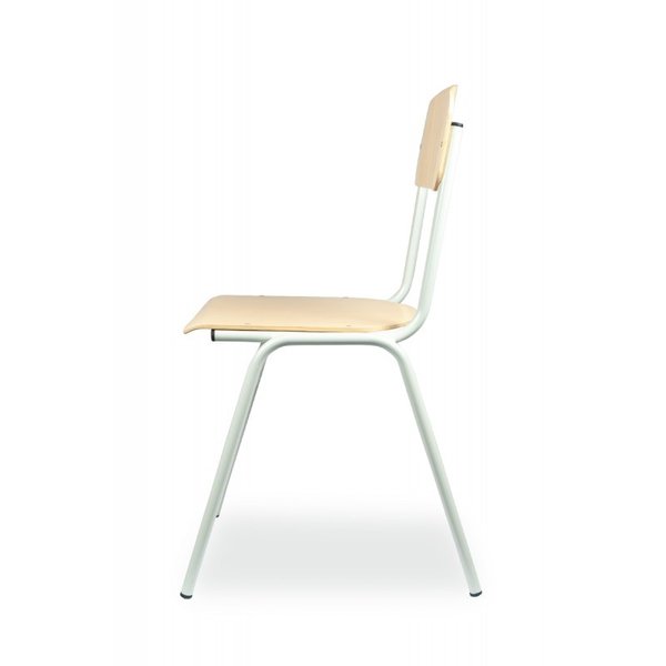 Schoolstoel | Grijs | Voor Kinderen 1.60-1.90m | Zithoogte 460mm | 10 Stuks