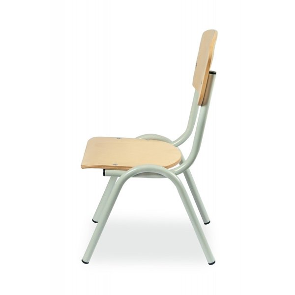 Schoolstoel | Grijs | Voor Kinderen 0.80-0.95m | Zithoogte 210mm | 10 Stuks