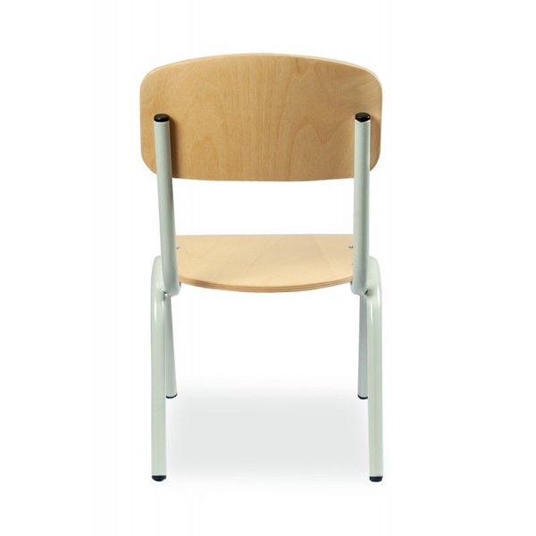 Schoolstoel | Grijs | Voor Kinderen 0.80-0.95m | Zithoogte 210mm | 10 Stuks