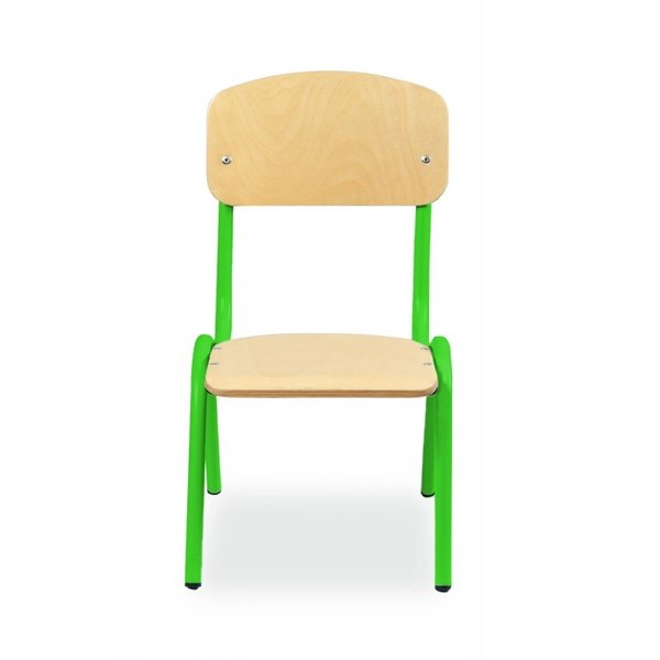 Schoolstoel | Groen | Voor Kinderen 0.80-0.95m | Zithoogte 210mm | 10 Stuks