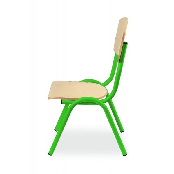 Schoolstoel | Groen | Voor Kinderen 0.80-0.95m | Zithoogte 210mm | 10 Stuks